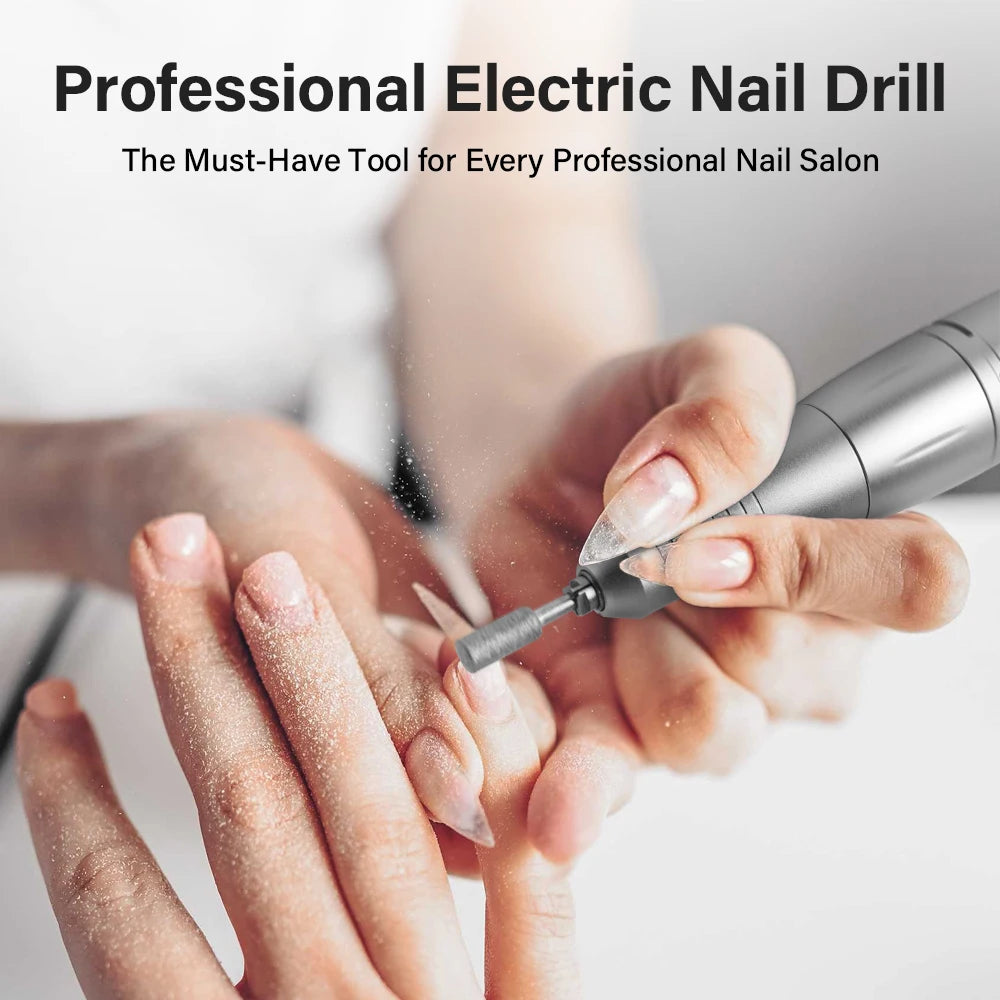 45000RPM Electric Nail Drill for Acrylic & Gel Manicure