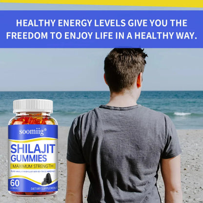 Shilajit Gummies - Enhance Memory, Muscle Mass & Concentration