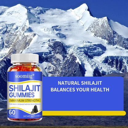 Shilajit Gummies - Enhance Memory, Muscle Mass & Concentration