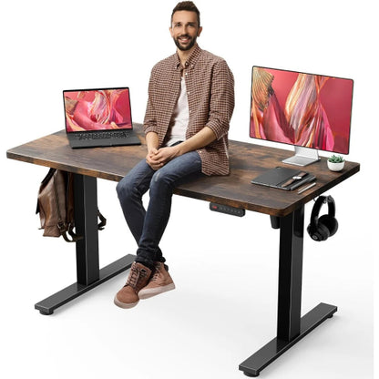 Electric Standing Desk Adjustable - 48x24 Inch Sit Stand