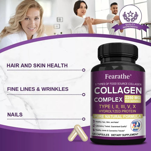 Multi Collagen Peptide : Healthy Hair, Skin & Bones Support