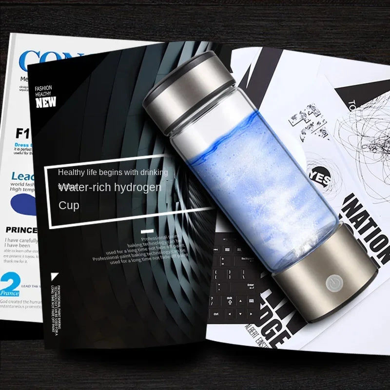 Hydrogen Water Bottle 420ML Ionizer - Portable Health Cup