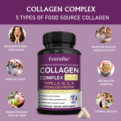 Multi Collagen Peptide : Healthy Hair, Skin & Bones Support